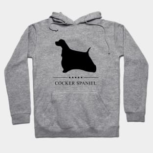 Cocker Spaniel Black Silhouette Hoodie